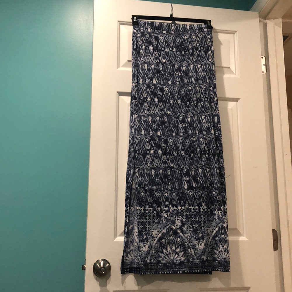 Beautifully patterned maxi skirt